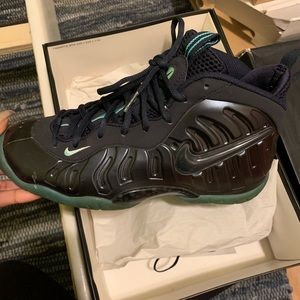 Navy/Aqua Nike Foamposites